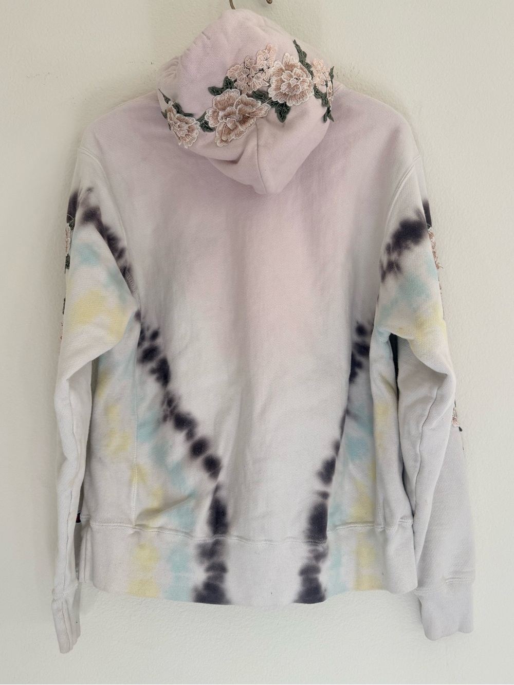 Civil Regime x Champion Rose Floral Tie Dye Pastel Hoodie Darc Sport Medium - Picture 7 of 11